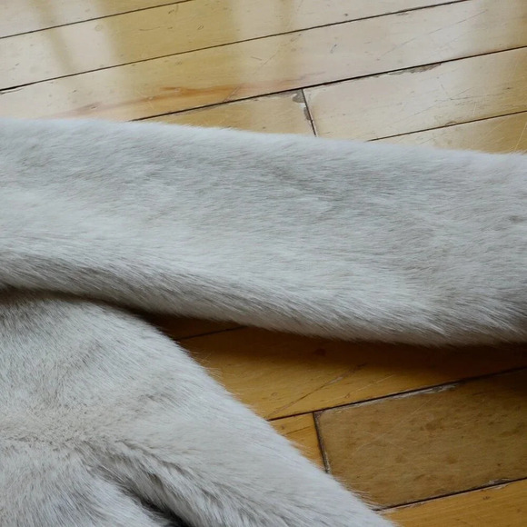 The Kooples White faux fur coat Size 1 - Picture 5 of 12